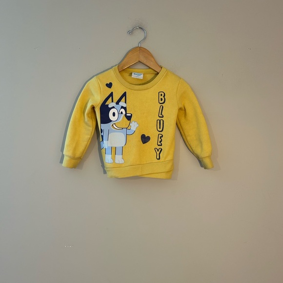 bluey Other - ADD ON FOR $9 Bluey‎ yellow crewneck- H&M Zara